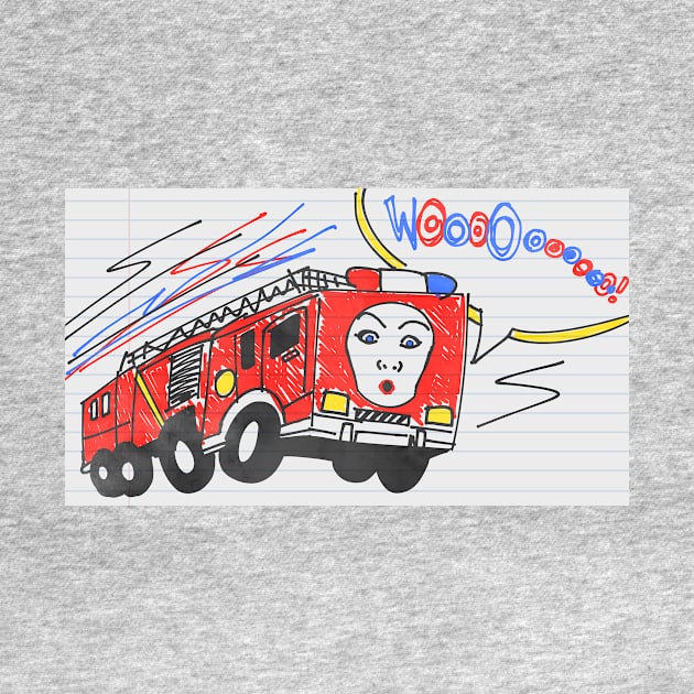 Fire Truck Maggie by The Small Beans Store